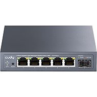 CUDY 5-Port Gigabit Easy-Managed Switch with 1 SFP - Switch