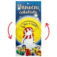 BOHEMIA GIFTS Christmas interactive chocolate with snowman 100 g - Chocolate