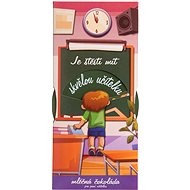 BOHEMIA GIFTS Gift interactive chocolate 100 g with board - for the teacher from the little boy - Chocolate