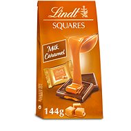 LINDT Squares Milk Chocolate with Caramel Filling 144 g - Chocolate