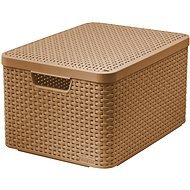 CURVER STYLE BOX L V2 with a lid 03619-213 - Light Brown - Storage Box