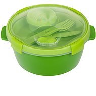 CURVER SMART TO GO 1.6l with Cutlery, Cup, and Tray - Green - Container