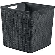 Curver Basket Jute Cube - Dark Grey - Storage Box