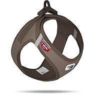 CURLI Postroj pro psy se sponou Manšestr Brown, M, 6-9 kg - Harness