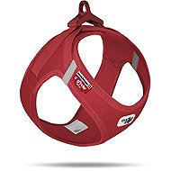CURLI Harness for dogs with buckle Softshell Red - Harness