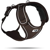 CURLI Postroj pro psy Belka Brown, S, 15-25 kg  - Harness