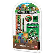 CurePink Minecraft: Creeper Boom - School Set - School Set