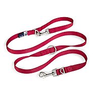 Curli Adjustable leash Nylon Red M 200 × 1,5 cm - Leash