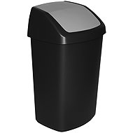 Curver Swing Bin 50L, Black - Rubbish Bin