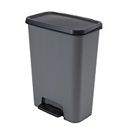 Curver Compatta Bin 50L, Grey - Rubbish Bin
