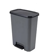 Curver Compatta Duo 23L+23L Bin, Grey - Rubbish Bin