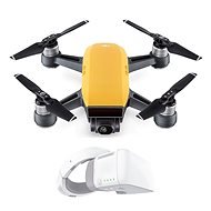 DJI Spark Fly More Combo - Sunrise Yellow + DJI Goggles - Drone