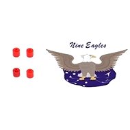 Nine Eagles set of rubber silent blocks - Spare Part