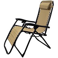 CAPPA Garden armchair, reclining, beige - Garden Armchair