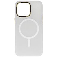 C4M MagSafe pouzdro Frosted pro iPhone 13 Pro Max - bílé - Phone Cover