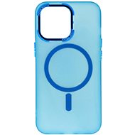 C4M MagSafe pouzdro Frosted pro iPhone 14 Plus - modré - Phone Cover