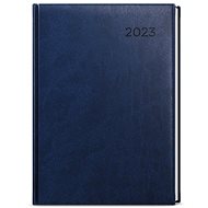 Baloušek tisk denní diář David vivella A5 modrá 2023 - Diář