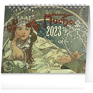 Presco Group Stolní kalendář Alfons Mucha 2023 - Stolní kalendář