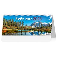 Helma Stolní kalendář Svět hor 2023 - Stolní kalendář