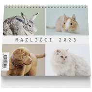 Vikpap Stolní kalendář Mazlíčci 2023 - Stolní kalendář