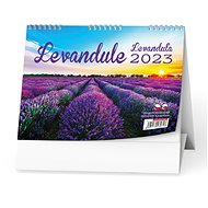 Baloušek tisk Stolní kalendář Levandule 2023 - Stolní kalendář