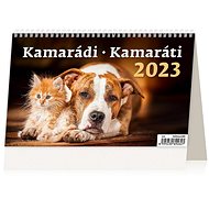 Helma Stolní kalendář Kamarádi/Kamaráti 2023 - Stolní kalendář