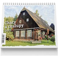 Vikpap Stolní kalendář Chaty a chalupy 2023 - Stolní kalendář
