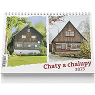 Vikpap Stolní kalendář Chaty a chalupy 2023 - Stolní kalendář