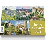 Vikpap Stolní kalendář Hrady a zámky 2023 - Stolní kalendář
