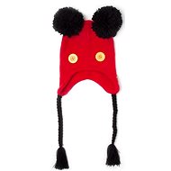 Difuzed Úpletová zimní čepice s copánky - Disney: Mickey Mouse - Zimní čepice