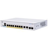 CISCO CBS250 Smart 8-Port GE, Teilweise PoE, Ext PS, 2x1G Combo - Switch