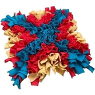 Sniffer rug turquoise-red-yellow - Snuffle Mat