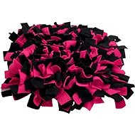 Sniffing rug Dark pink-black Size: 30x30cm - Snuffle Mat