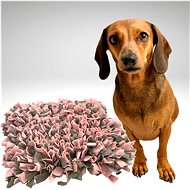 Sniffing Rug Grey-pink 30 x 15cm - Snuffle Mat