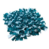 Sniffer rug white-dark turquoise - Snuffle Mat