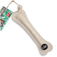 Green & Wild's Extra Durable Cowhide and Jute Bone - 28 cm - Dog Toy