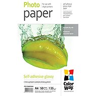 colourWay Glossy self-adhesive A4 50 pcs - Photo Paper