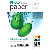 colourWay Matte Self-adhesive A4 50pcs - Photo Paper