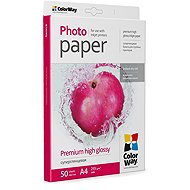 colourWay Premium High Gloss A4 50pcs - Photo Paper