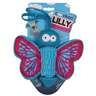 EBI COOCKOO LILLY gumová hračka pro psy 27×20×7,5cm růžový motýl - Dog Toy