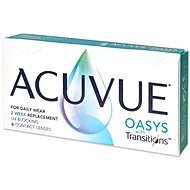 Acuvue Oasys with Transitions (6 lenses) Diopter: -9.00, Curvature: 8.40 - Contact Lenses