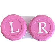 Kaida classic case coloured - dark pink - Contact Lens Case