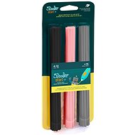 3Doodler refill ECO-PCL for 3D pen Start+ 75pcs - black, pink, grey - 3D Pen Filament