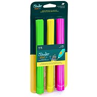 3Doodler ECO-PCL for 3D pen Start+ 75pcs - neon (green, yellow, pink) - 3D Pen Filament