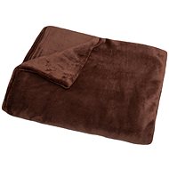 Jerry Fabrics Microflannel blanket dark brown 150 × 200 cm - Blanket