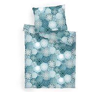 DADKA Povlečení krep 140 × 200 cm, 70 × 90 cm, Mandala mentol - Bed Linen