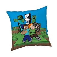 Jerry Fabrics Minecraft Mobs vs Us Pillow, 40 × 40 cm - Pillow