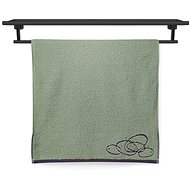 Veba Nora ellipses, 50 × 100 cm, green - Towel