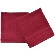 Praktik Ringo, 70 × 140 cm, bordó - Bath Towel
