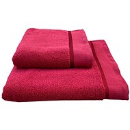 Jerry Fabrics Towel colour 70 × 140 cm dark burgundy - Bath Towel